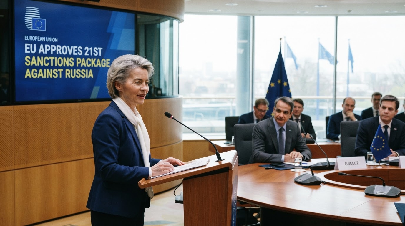 EU schválila 21. balík sankcí proti Rusku po vyřešení výhrad Řecka
