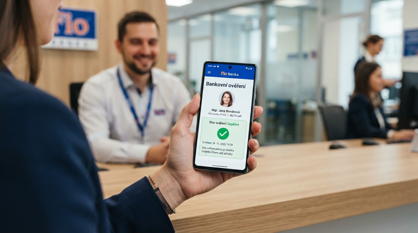 Fio banka zavádí ověření bankéře v mobilní aplikaci pro bezpečnější komunikaci