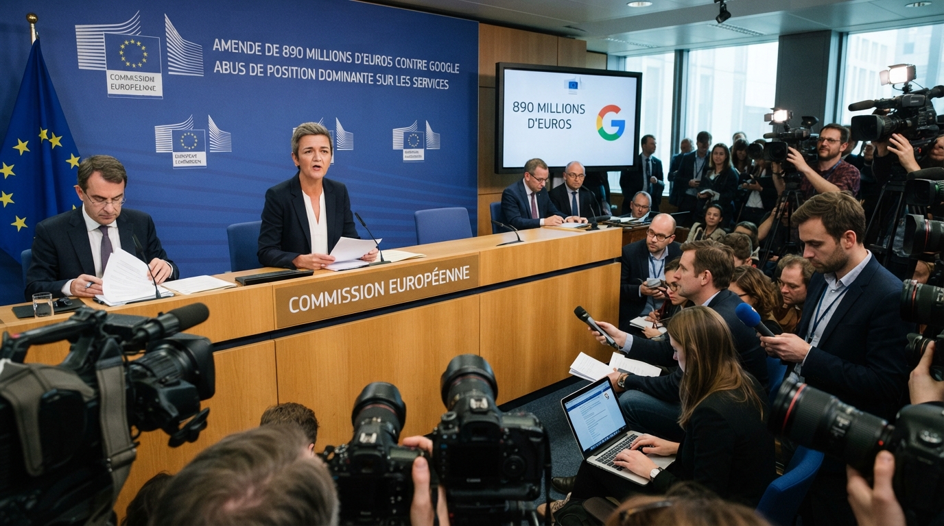 Google dostal pokutu 890 milionů eur za zneužívání vlastních služeb