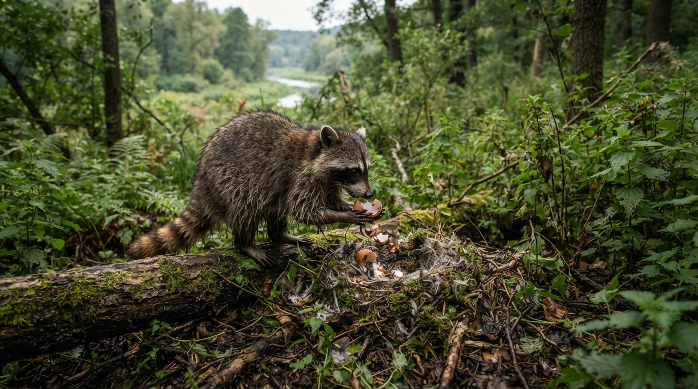 Mýval severní ohrožuje biodiverzitu v CHKO Soutok