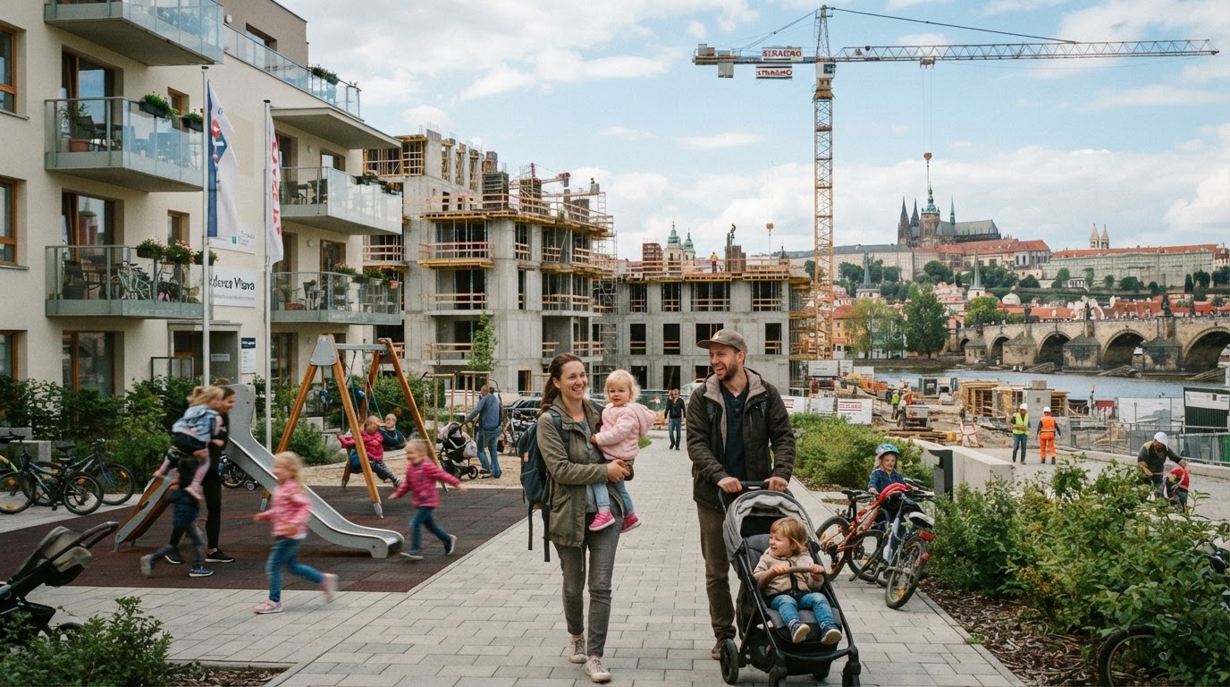 Praha zahajuje výstavbu prvních městských bytů pro rodiny s dětmi