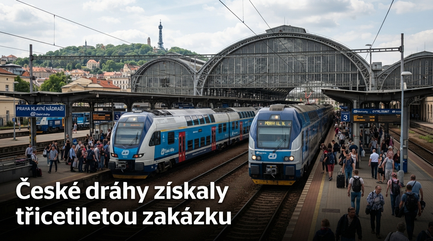 České dráhy získaly třicetiletou zakázku na provoz vlaků v Praze a Středočeském kraji