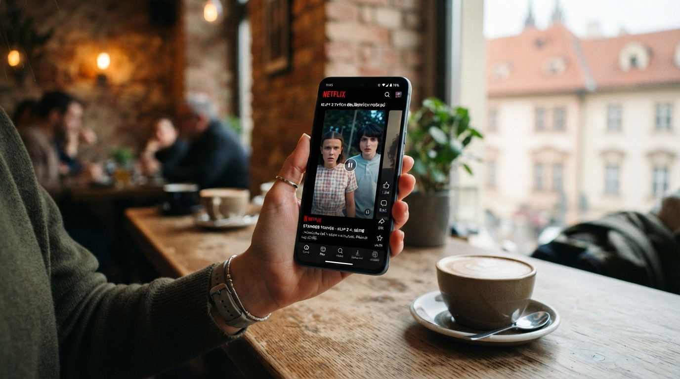 Netflix spouští funkci Klipy v české mobilní aplikaci