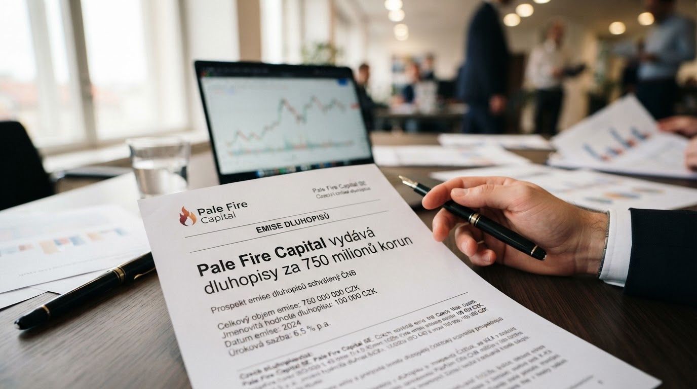 Pale Fire Capital vydává dluhopisy za 750 milionů korun