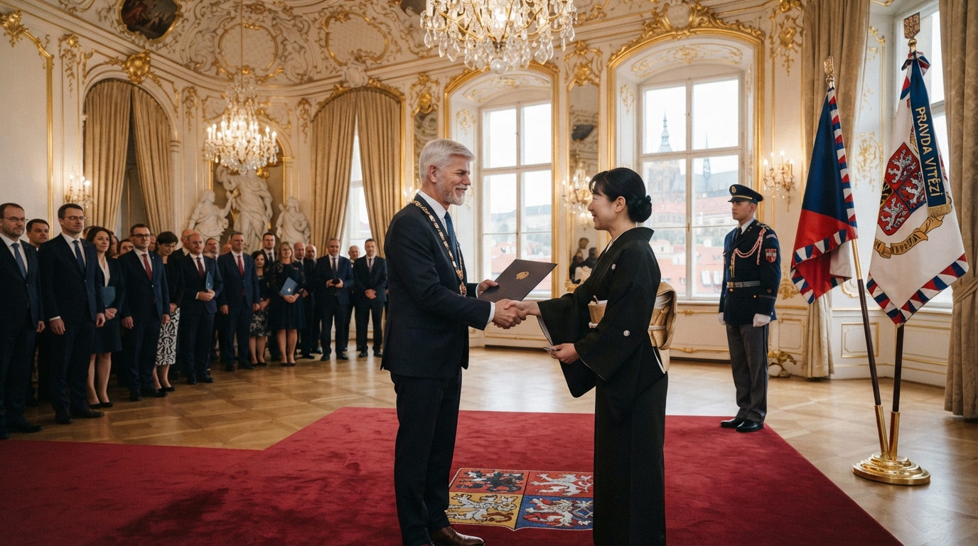 Prezident Pavel dnes přijme nové velvyslance na Pražském hradě