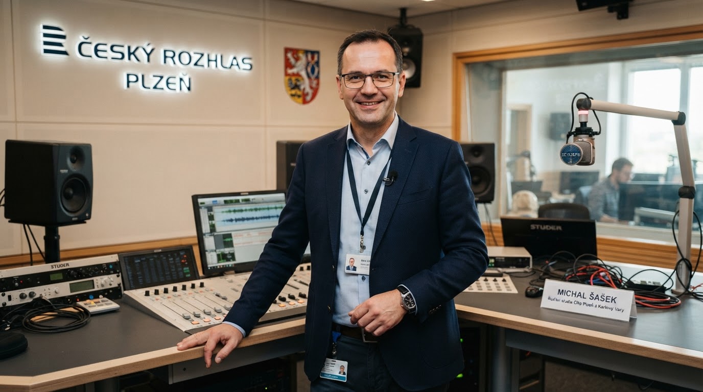 Michal Šašek novým ředitelem studií Českého rozhlasu v Plzni a Karlových Varech