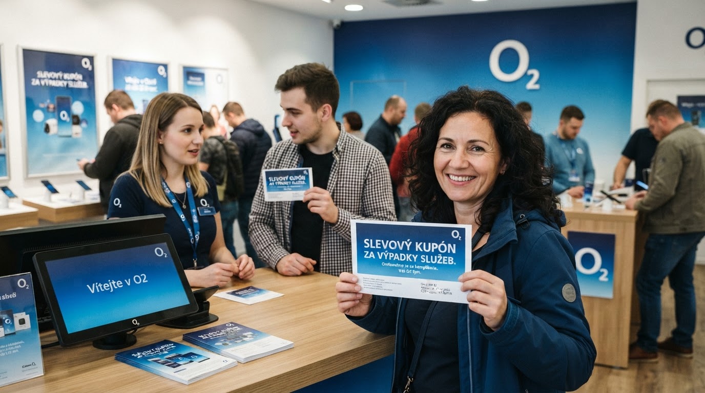 O2 nabízí zákazníkům slevový kupón za výpadky služeb způsobené přerušeným kabelem