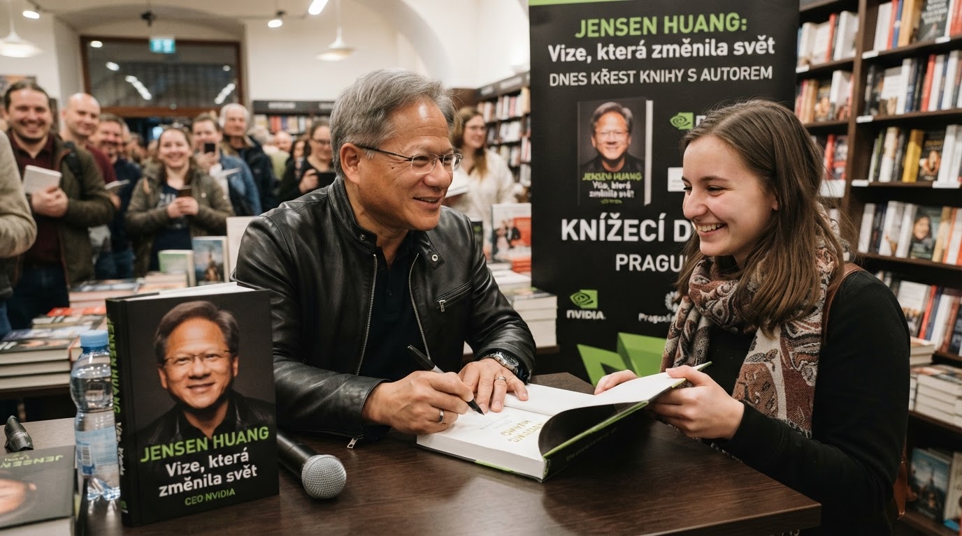 V češtině vychází kniha o Jensenovi Huangovi, šéfovi Nvidie